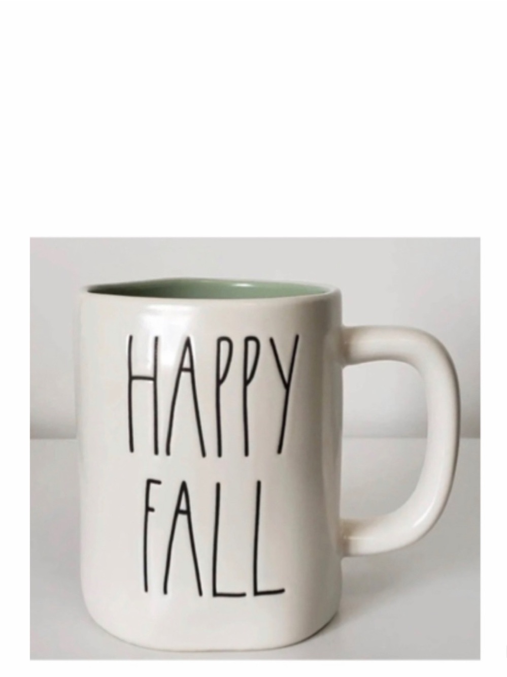 NEW Rae Dunn Happy Fall Coffee Mug Double Sided